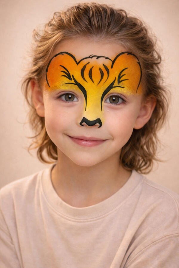 Tiger cub facepaint