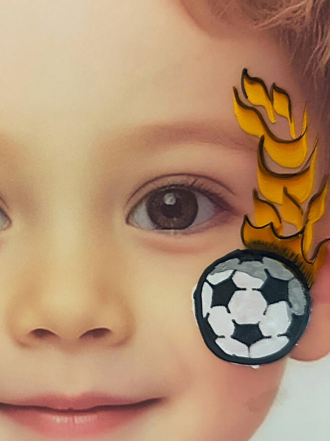 Football Facepaint design