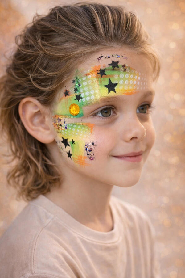 Pop face painting