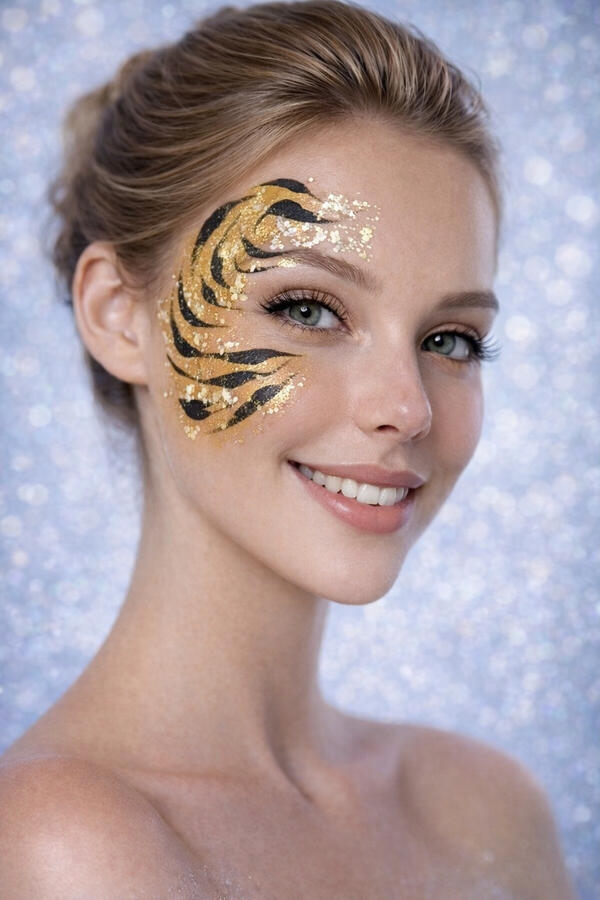 Tiger stripes glitter bar