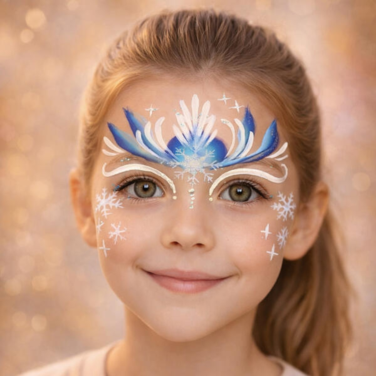 Ice princess facepainting